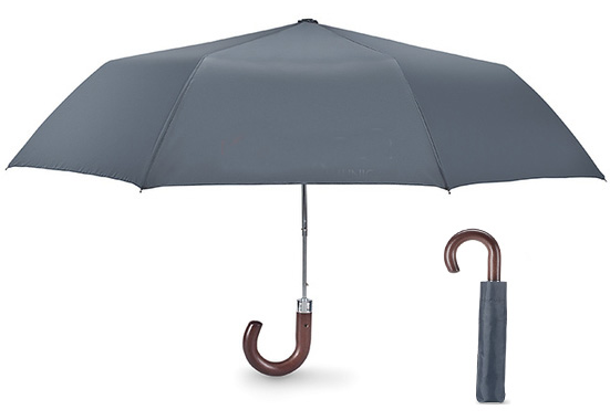Wooden Handle Folding umbrella -F32