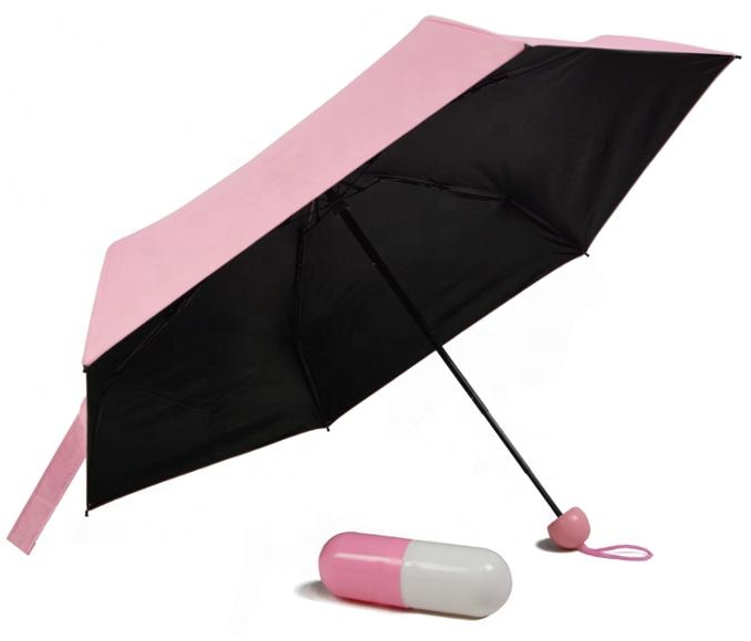 Anti Uv Pocket Capsule 5 Fold Umbrella  -MU28